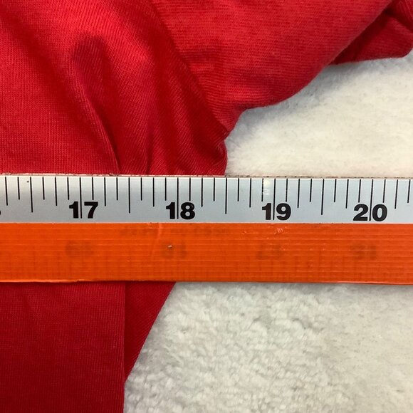 Champion Ohio State University Red V-Neck T-Shirt Women Large - Picture 4 of 6